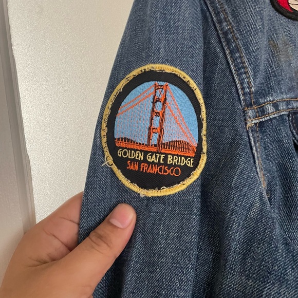 Custom patchwork Jacket sz L - Picture 8 of 10